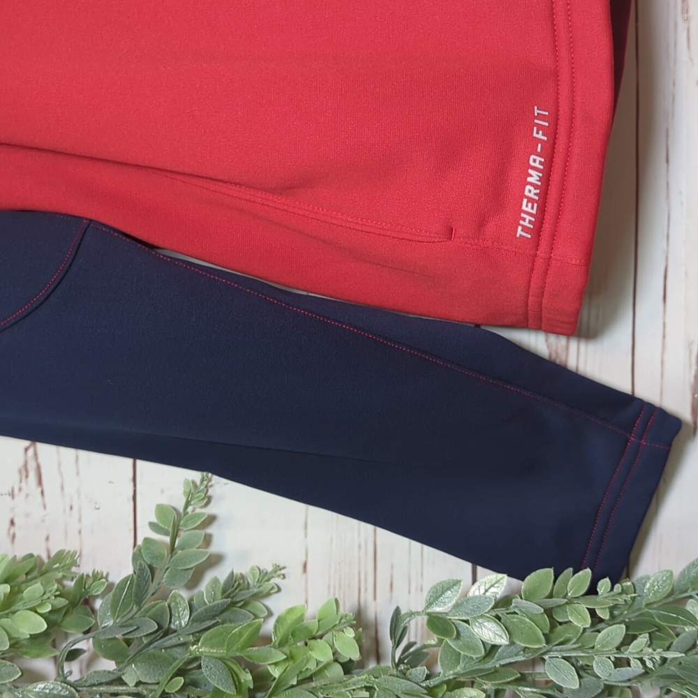Men's Nike Red Navy St. Louis Cardinals Raglan Sweatshirt Large‎ Therma-Fit - Picture 3 of 13